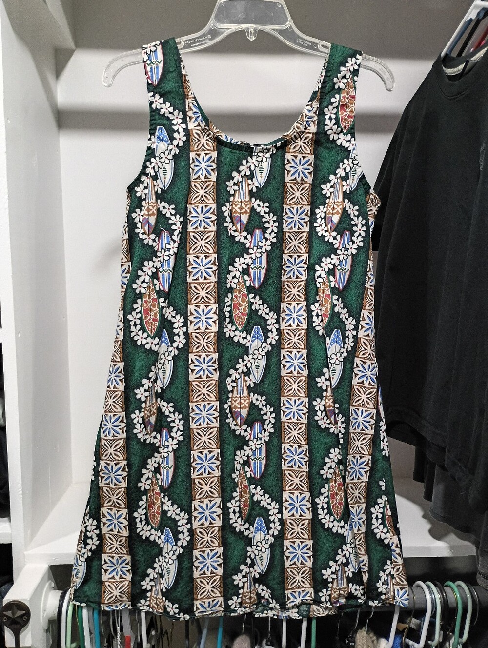 100% Cotton Vintage Hawaiian Print Dress